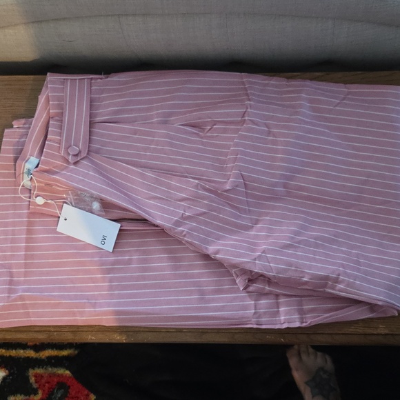 OVI Light Mauve Pinstripes 2-Piece Pants Set - Picture 7 of 8